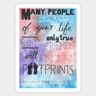 Cute Friendship Quote Sticker